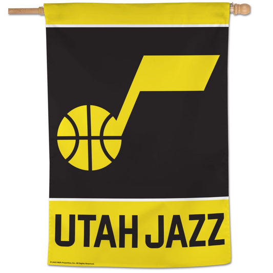 Utah Jazz Banner 28x40 Vertical - Special Order