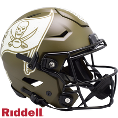 Tampa Bay Buccaneers Helmet Riddell Authentic Full Size SpeedFlex Style Salute To Service 2022