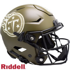 Tennessee Titans Helmet Riddell Authentic Full Size SpeedFlex Style Salute To Service 2022