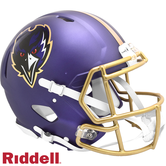 Baltimore Ravens Helmet Riddell Authentic Full Size Speed Style On-Field Alternate 2024 - Special Order