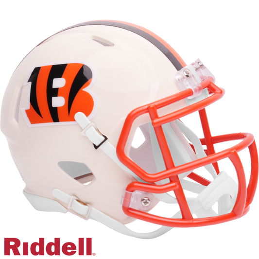 Cincinnati Bengals Helmet Riddell Replica Mini Speed Style Retro Collection