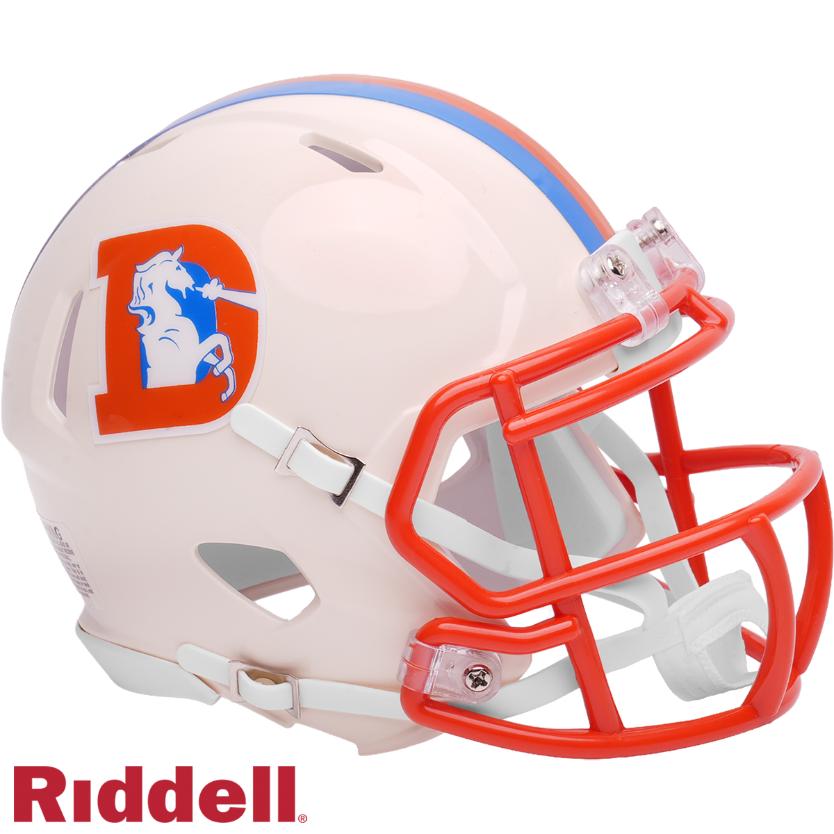 Denver Broncos Helmet Riddell Replica Mini Speed Style Retro Collection
