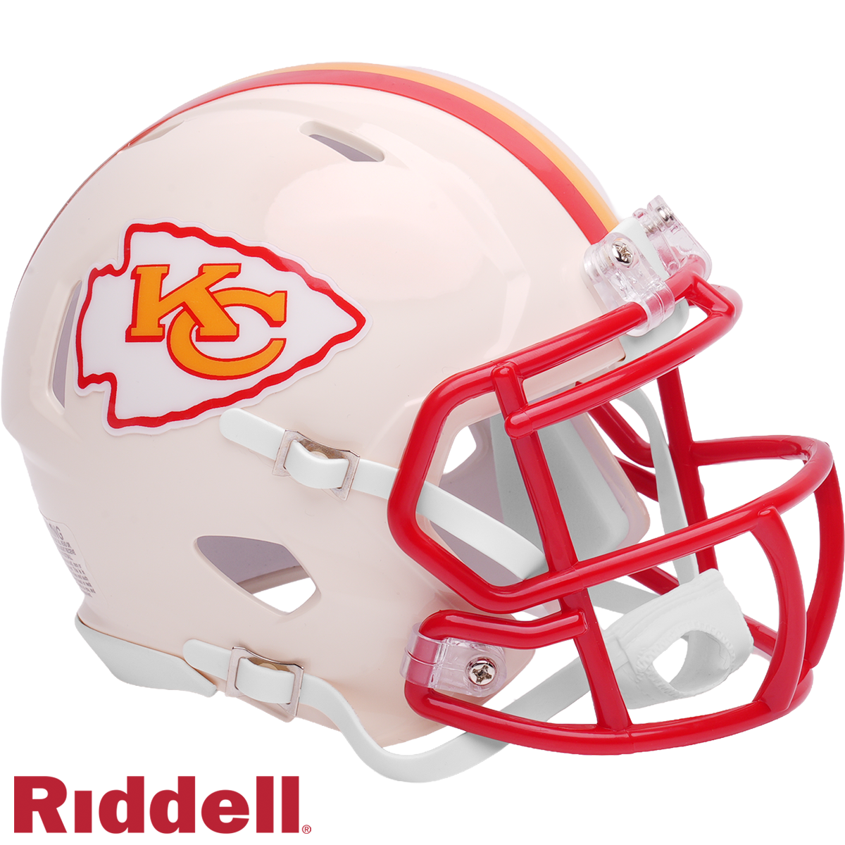 Kansas City Chiefs Helmet Riddell Replica Full Size Speed Style Retro Collection