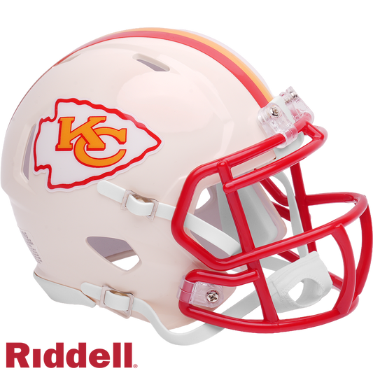Kansas City Chiefs Helmet Riddell Replica Full Size Speed Style Retro Collection
