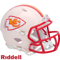 Kansas City Chiefs Helmet Riddell Replica Full Size Speed Style Retro Collection