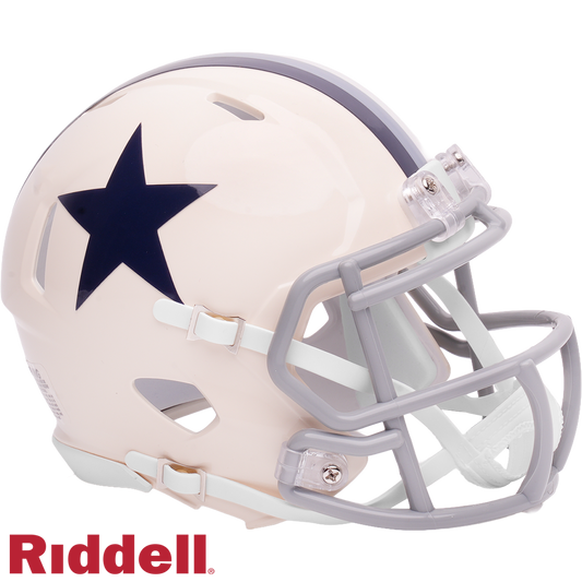Dallas Cowboys Helmet Riddell Replica Full Size Speed Style Retro Collection