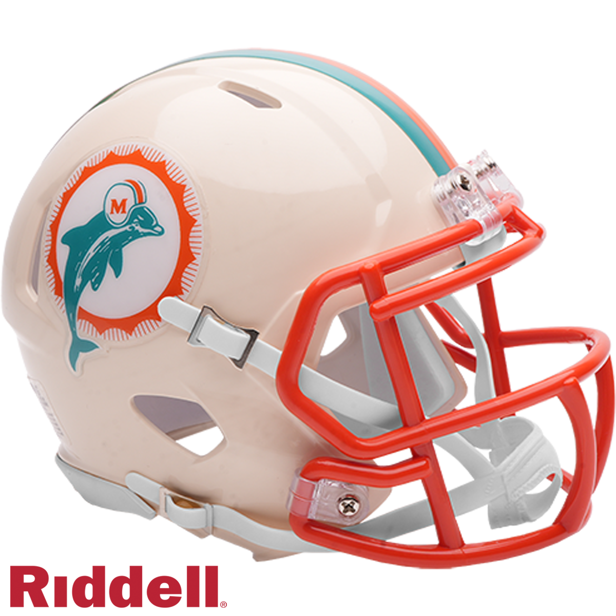 Miami Dolphins Helmet Riddell Replica Mini Speed Style Retro Collection