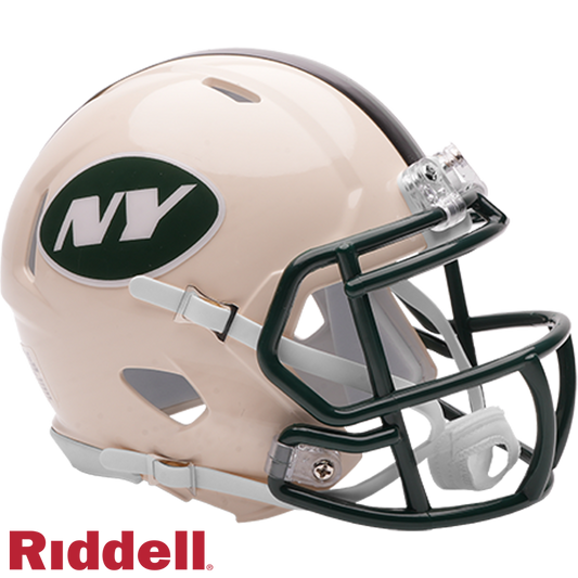 New York Jets Helmet Riddell Replica Mini Speed Style Retro Collection