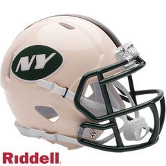 New York Jets Helmet Riddell Replica Mini Speed Style Retro Collection