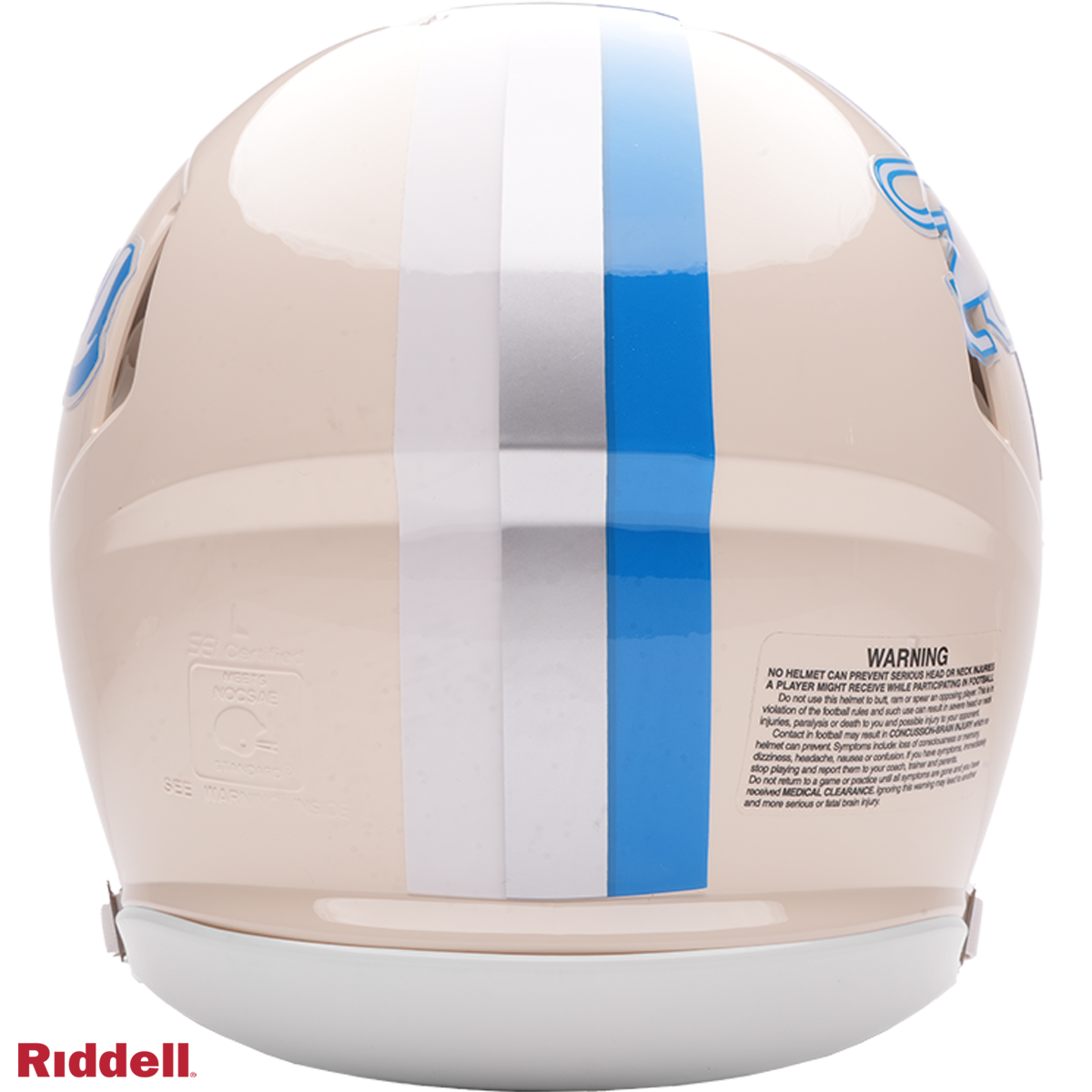 Detroit Lions Helmet Riddell Replica Full Size Speed Style Retro Collection