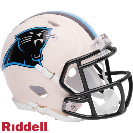 Carolina Panthers Helmet Riddell Replica Mini Speed Style Retro Collection