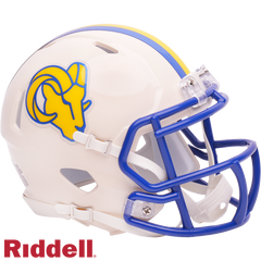 Los Angeles Rams Helmet Riddell Replica Full Size Speed Style Retro Collection