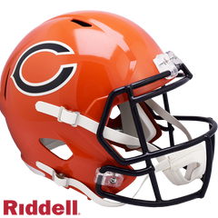 Chicago Bears Helmet Riddell Replica Full Size Speed Style On-Field Alternate - Special Order