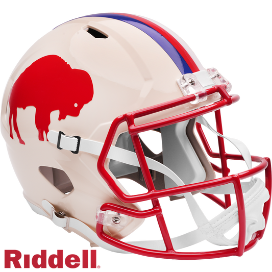 Buffalo Bills Helmet Riddell Replica Full Size Speed Style Retro Collection