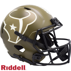 Houston Texans Helmet Riddell Replica Full Size Speed Style Salute To Service 2022