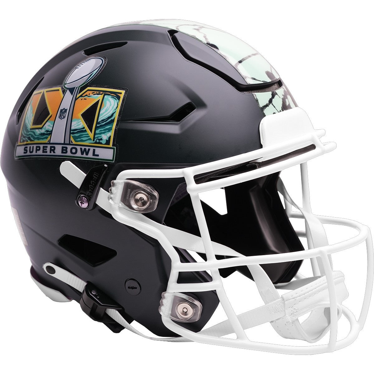 Super Bowl 61 Helmet Riddell Replica Full Size Speed Style