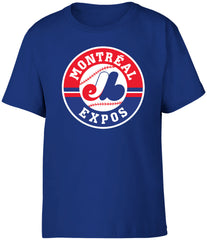Montreal Expos MLB Expos 1992 Royal Blue T-Shirt