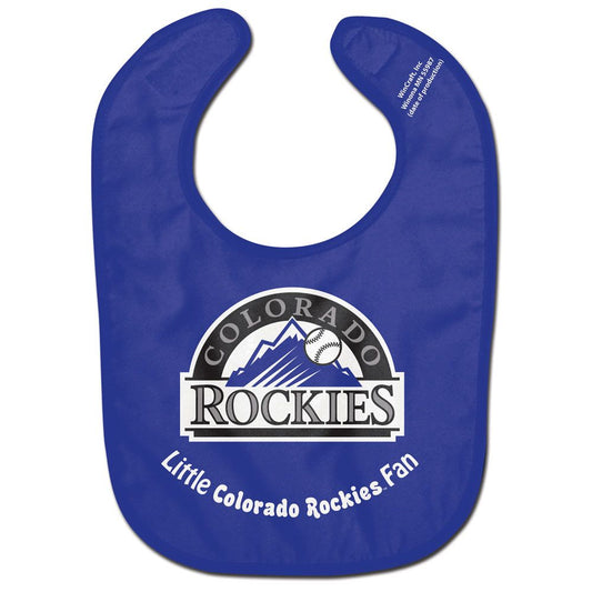 Colorado Rockies Baby Bib All Pro Style Special Order