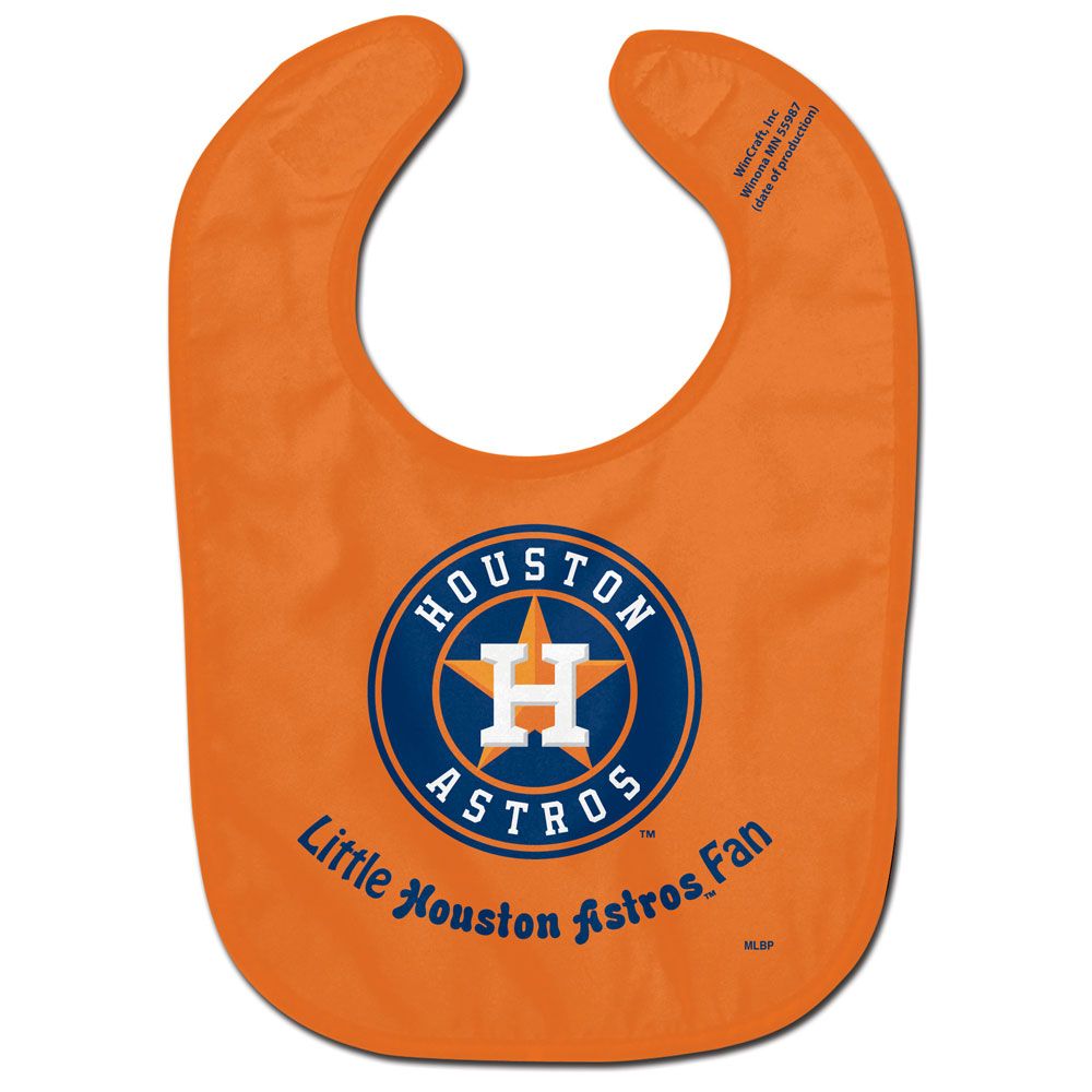 Houston Astros Baby Bib All Pro Style Special Order