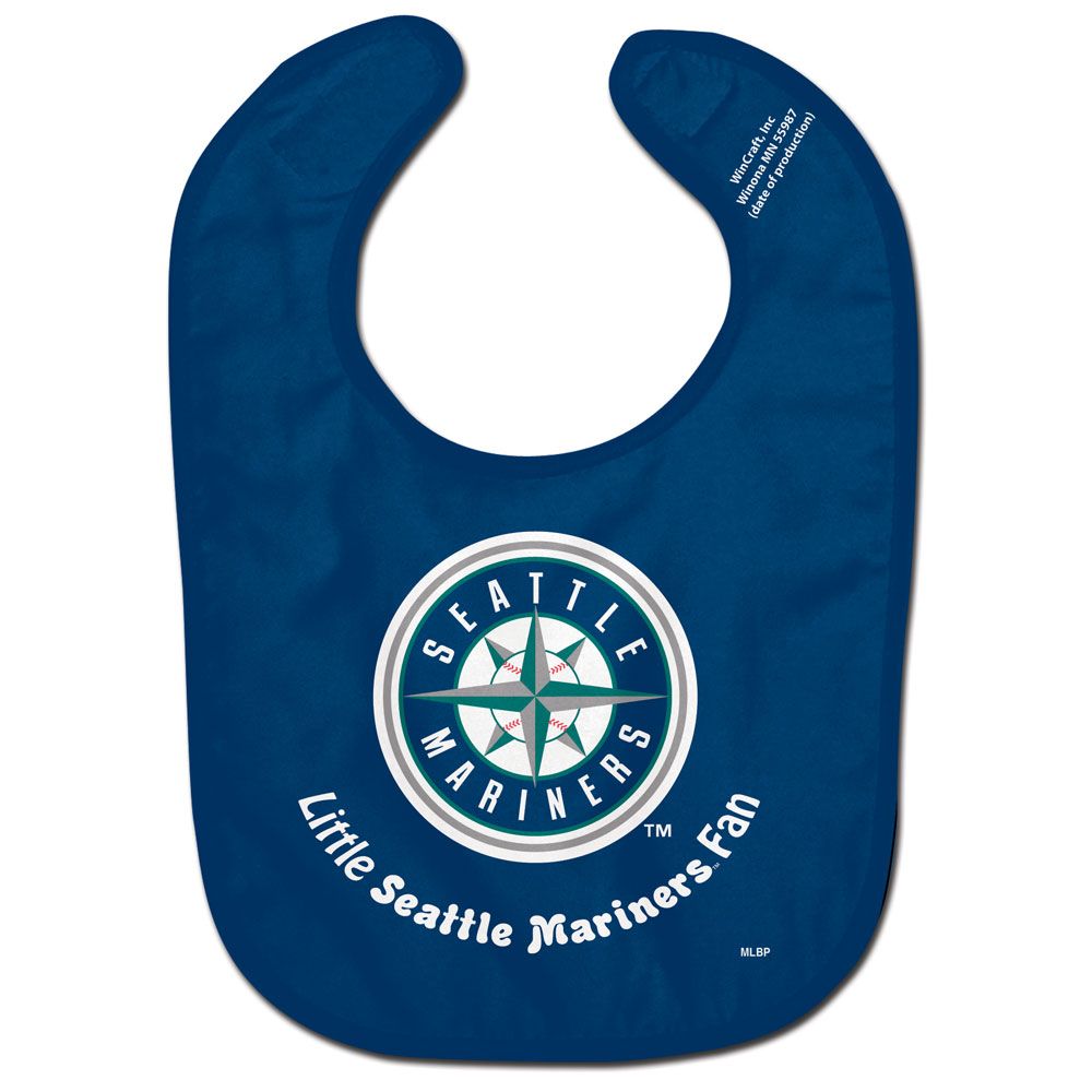 Seattle Mariners Baby Bib All Pro Style - Special Order