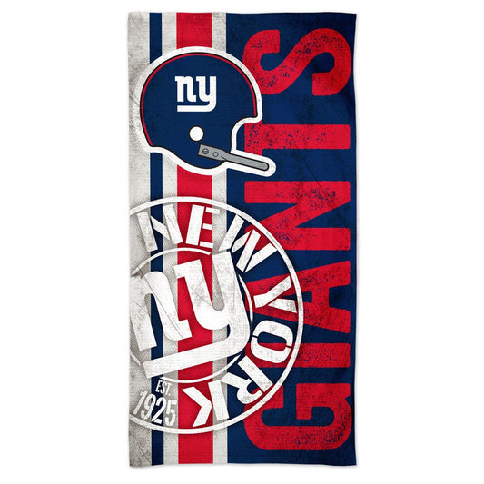 New York Giants Beach Towel 30x60 Spectra Retro Design - Special Order