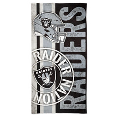 Las Vegas Raiders Beach Towel 30x60 Spectra Retro Design - Special Order