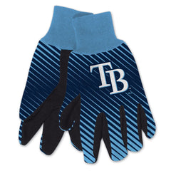 Tampa Bay Rays Gloves Two Tone Style Adult Size - Special Order