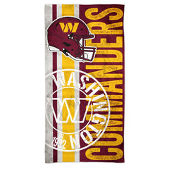 Washington Commanders Beach Towel 30x60 Spectra Retro Design - Special Order
