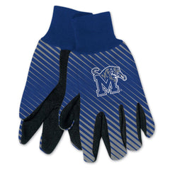 Memphis Tigers Gloves Two Tone Style Adult Size - Special Order