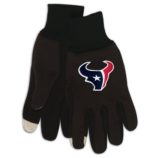 Houston Texans Gloves Technology Style Adult Size - Special Order