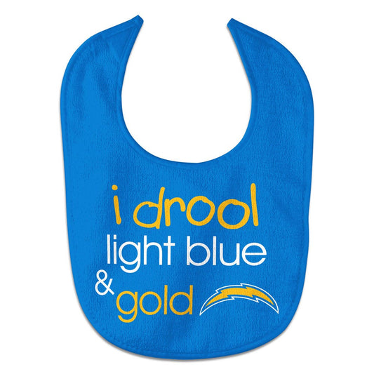 Los Angeles Chargers Baby Bib All Pro Style I Drool Design