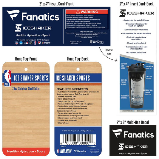New York Giants Ice Shaker 26oz Stainless Steel