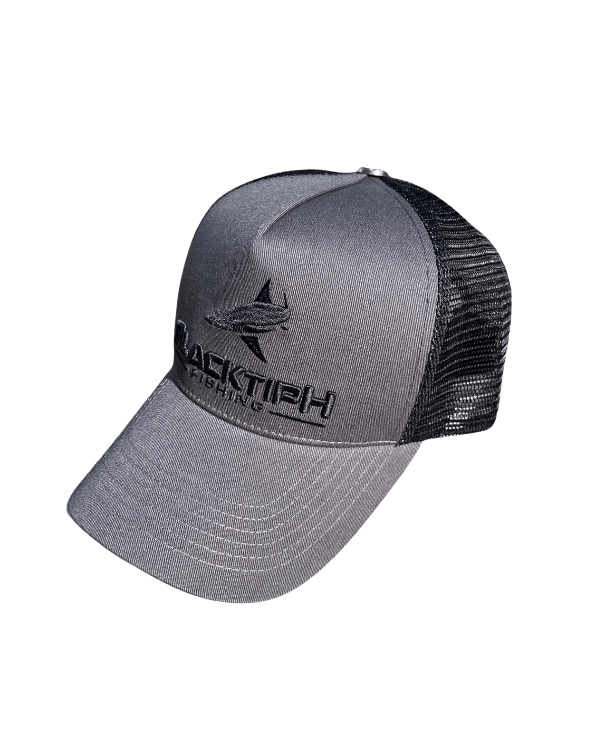 BlacktipH Charcoal Grey Embroidered Snapback 2.0