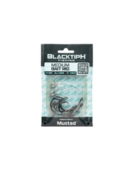 BlacktipH Mustad Live Bait Rigs with 7/0 Black Nickel Circle Hook and Premium Rosco Swivel - Medium 5 Pack