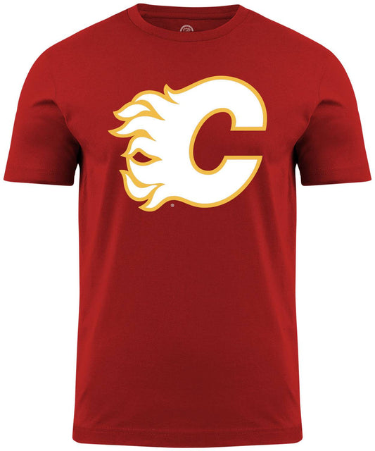 Calgary Flames NHL Primary Logo Red T-Shirt