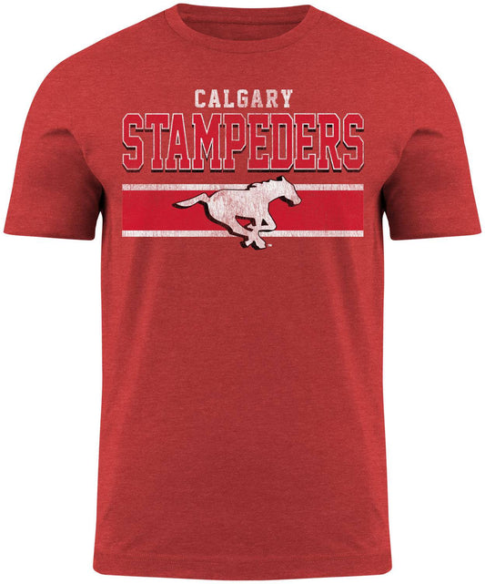 Calgary Stampeders CFL Bulletin Red Moxie T-Shirt