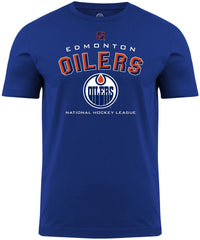 Edmonton Oilers NHL Bevel Royal Blue T-Shirt