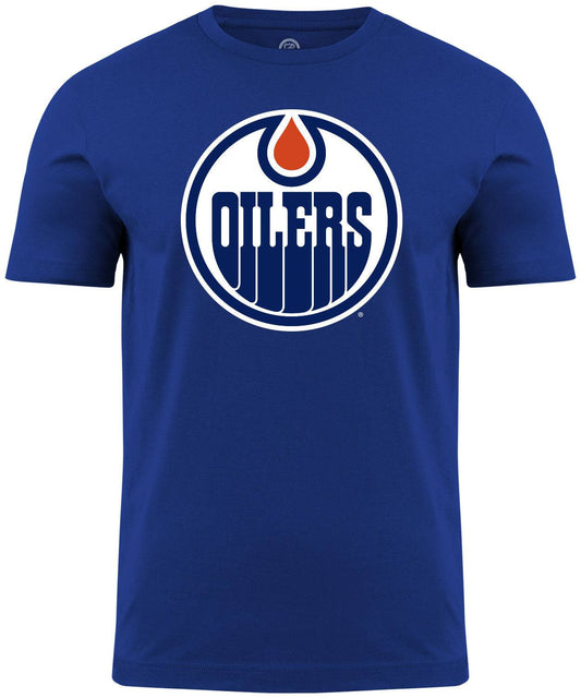 Edmonton Oilers NHL Primary Logo Royal Blue T-Shirt