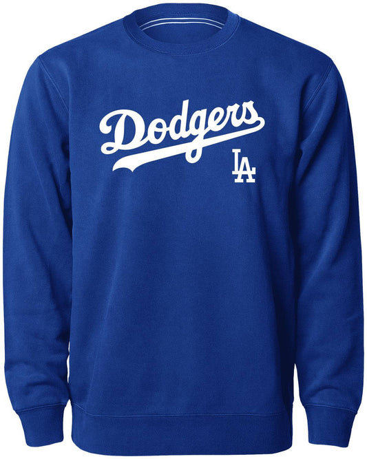 Los Angeles Dodgers MLB Crew Royal Blue Sweatshirt
