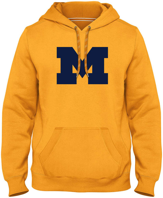 Michigan Wolverines NCAA Gold Hoodie