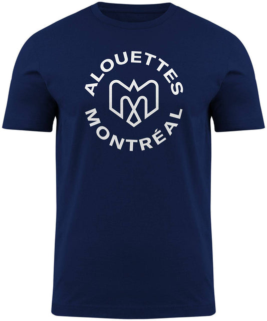Montreal Alouettes CFL Bulletin Navy Basic T-Shirt