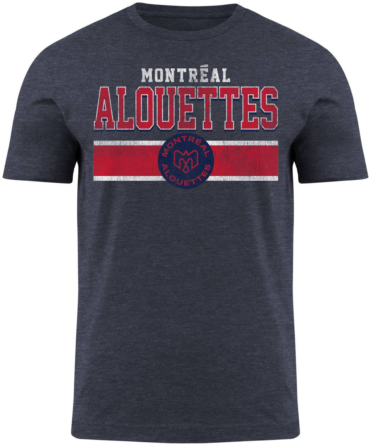 Montreal Alouettes CFL Bulletin Navy Moxie T-Shirt