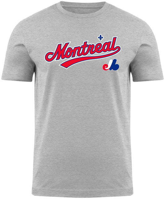 Montreal Expos MLB On The Road Gray T-Shirt