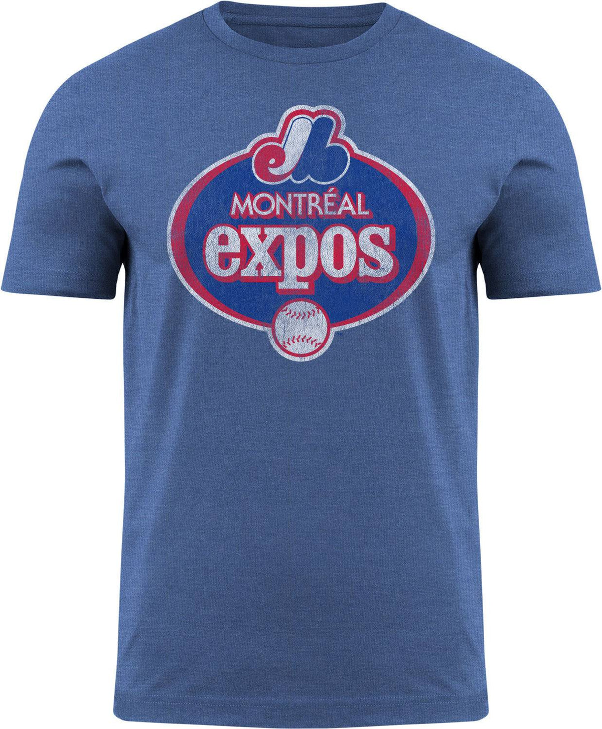 Montreal Expos MLB Punchout Royal Blue T-Shirt