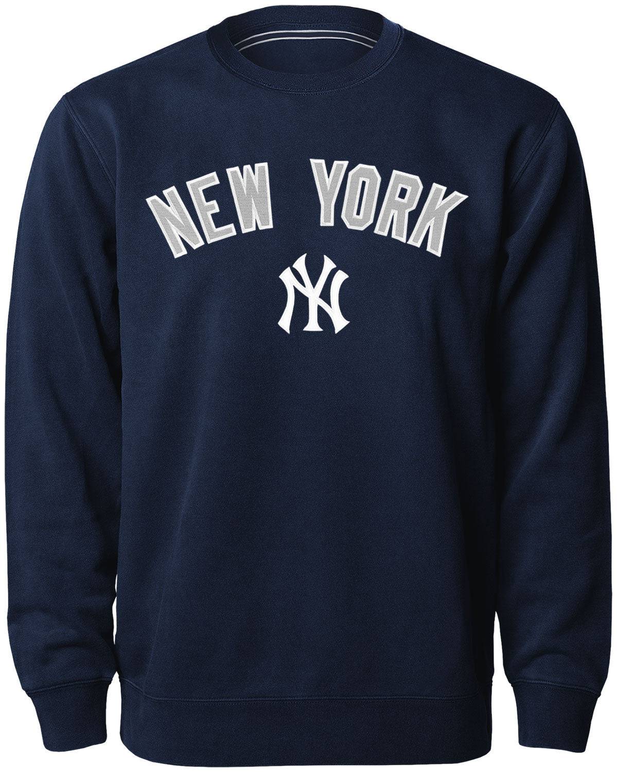 New York Yankees MLB Crew Navy Sweatshirt