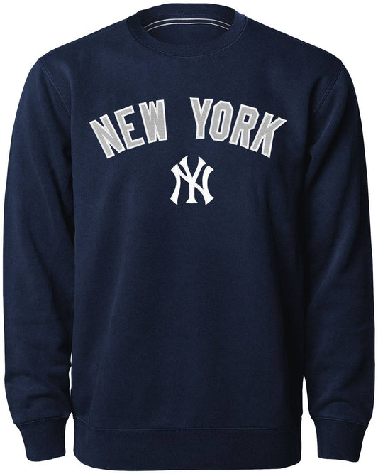 New York Yankees MLB Crew Navy Sweatshirt