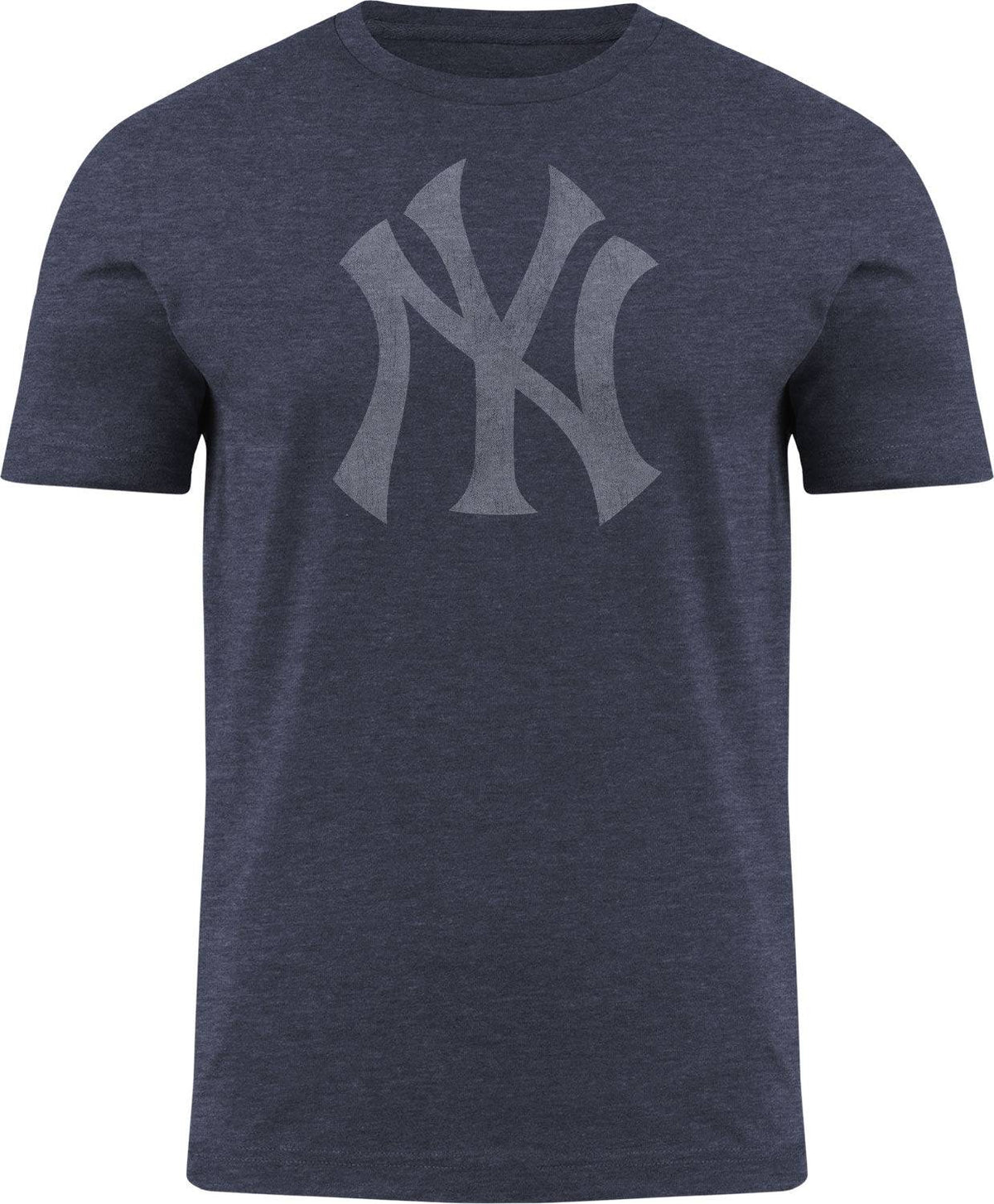 New York Yankees MLB Distressed Logo Navy T-Shirt