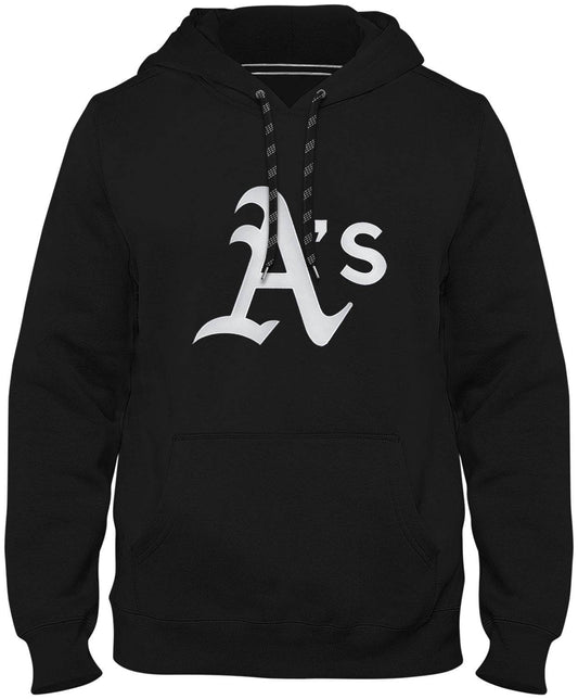 Oakland Athletics MLB Shadow Express Black Hoodie