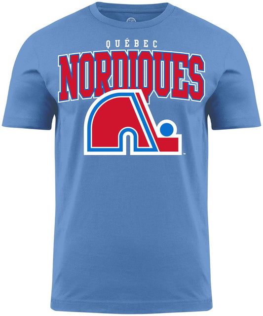 Quebec Nordiques NHL Back 2 Basics Light Blue T-Shirt