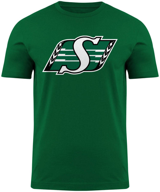 Saskatchewan Roughriders CFL Bulletin Green Basic T-Shirt